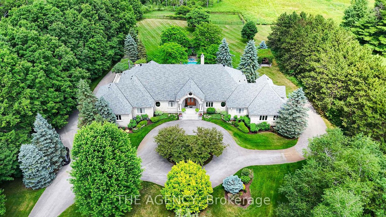 The estate from above